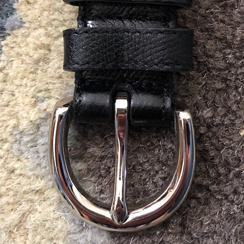 Coach Leather Belt in Black